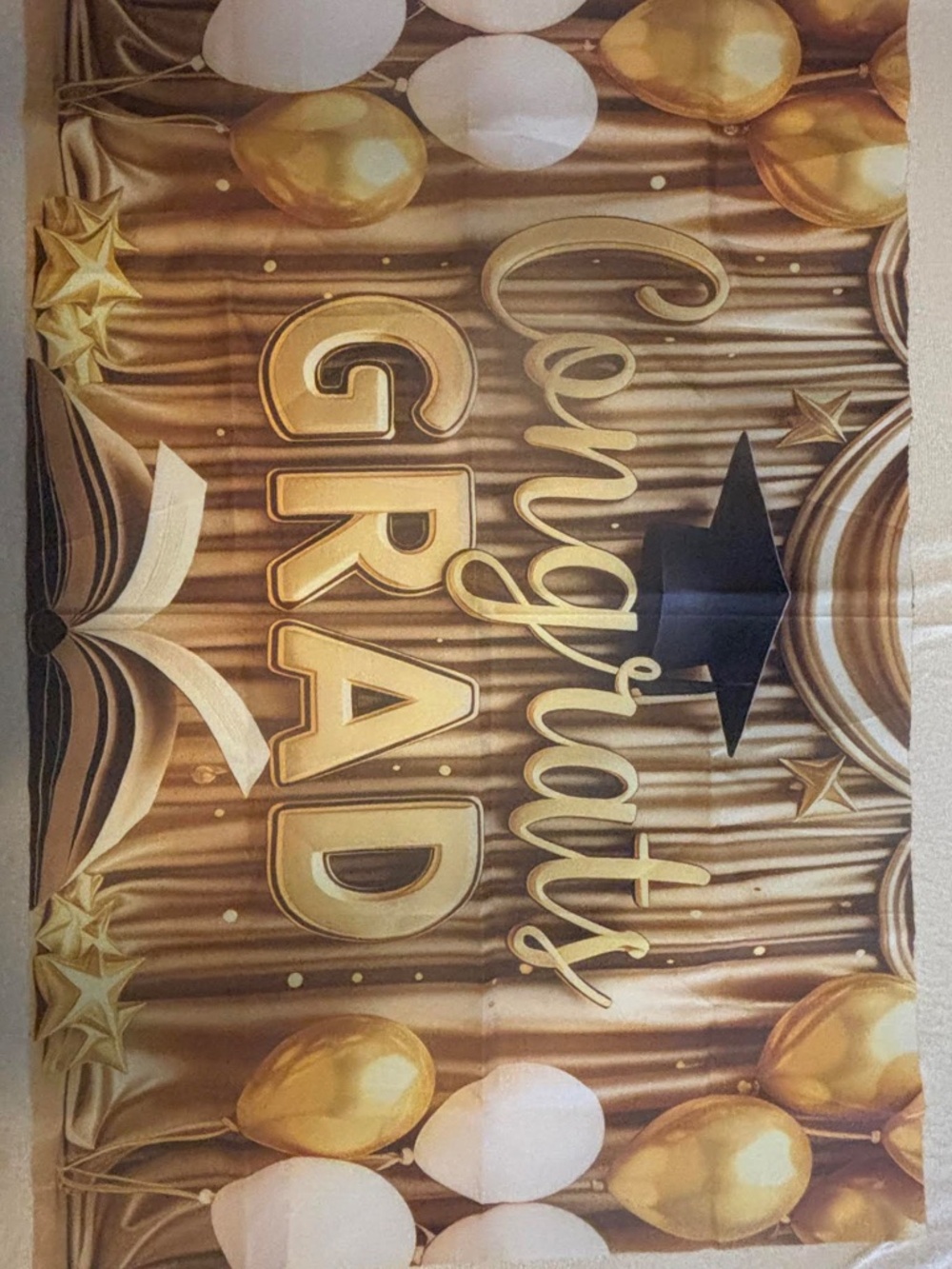 Congrats Grad Banner Backdrop - Picture 3 of 3